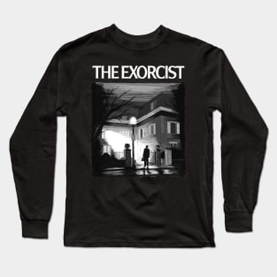 The Exorcist Illustration with title Long Sleeve T-Shirt